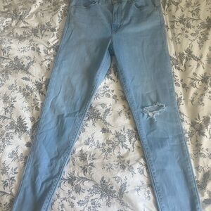 Levi's Light Blue Skinny Jeans